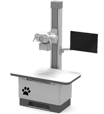 Sistema de radiografía digital veterinaria