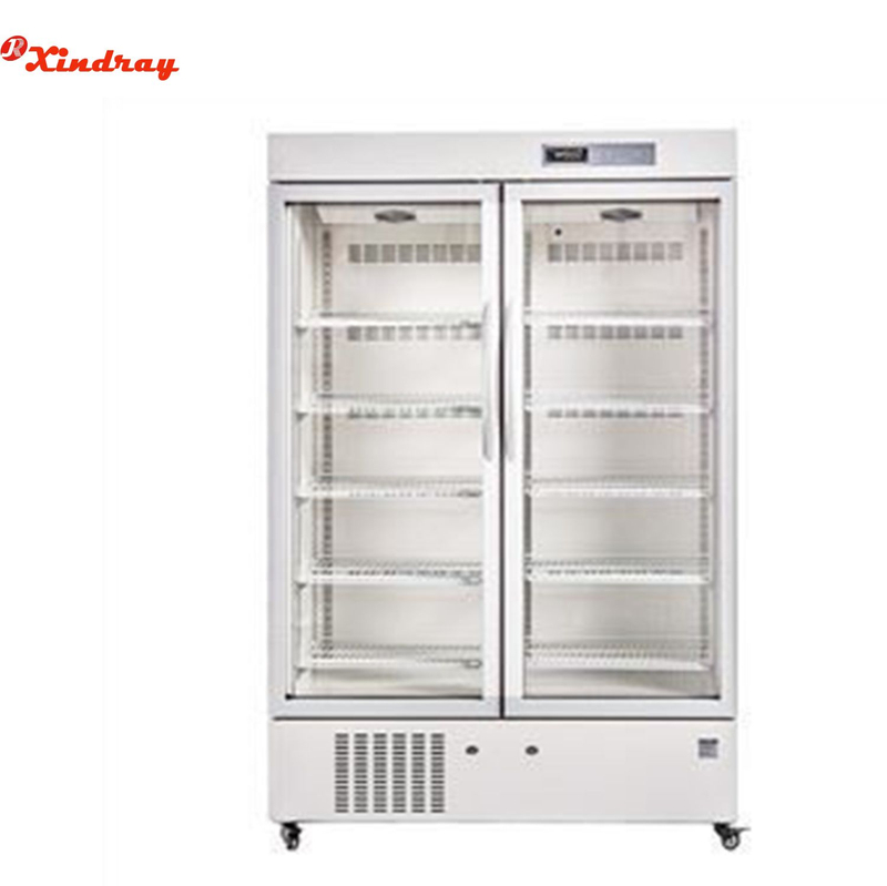 Pantalla digital grande 656L/1006L Refrigerador de farmacia de 2-8 grados con puerta de bloqueo