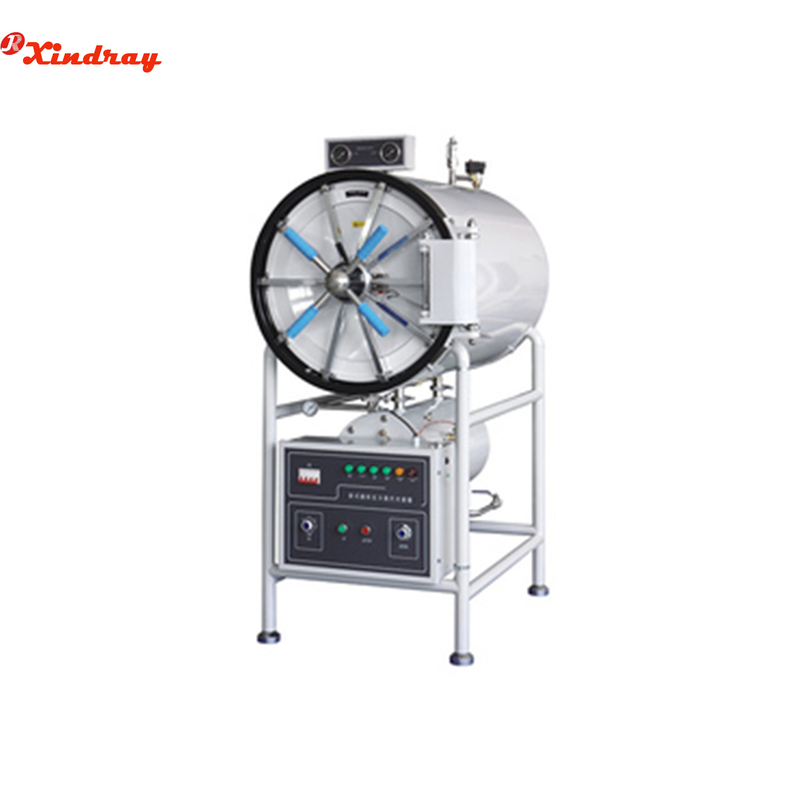 Esterilizador de vapor a presión cilíndrico horizontal portátil