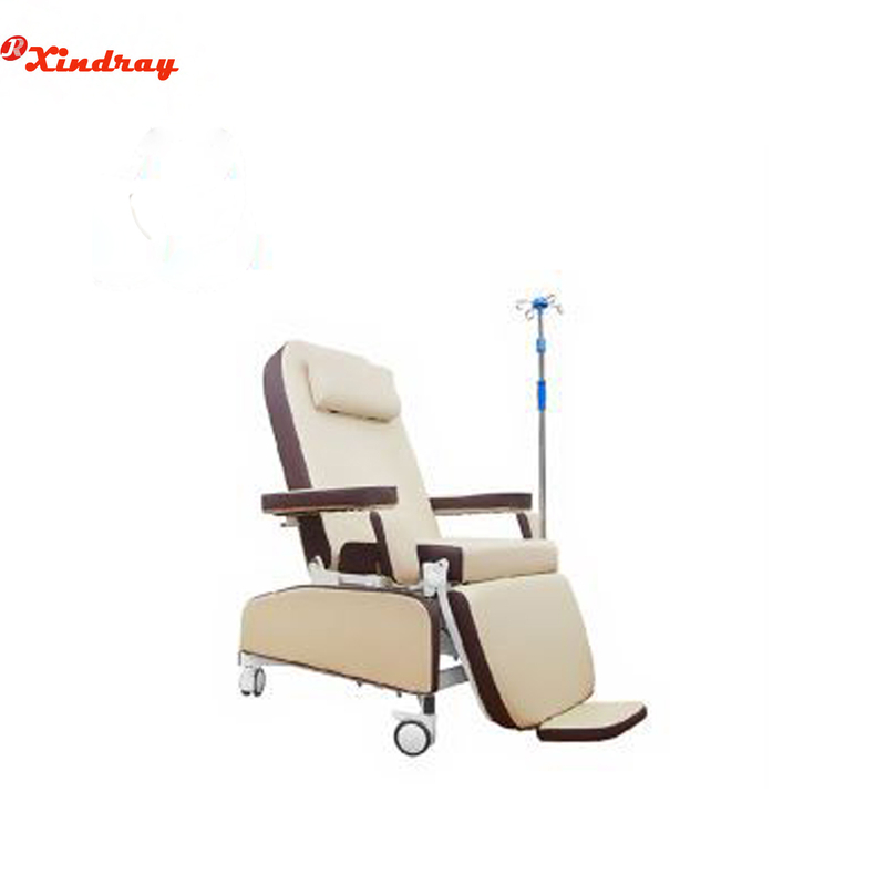 Silla de donante de sangre de hospital manual portátil
