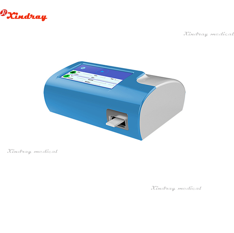 Máquina de analizador de inmunoensayo de fluorescencia cuantitativa de 7 pulgadas touch