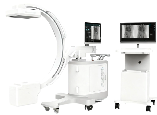 Sistema de arco en C FPD digital móvil